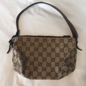 Gucci canvas purse